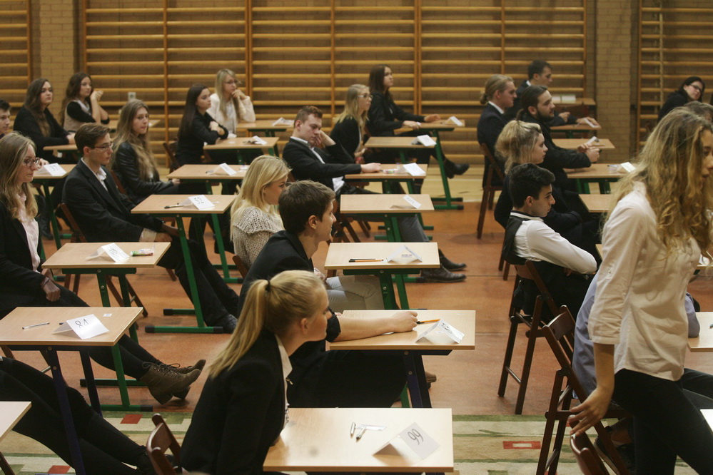Próbna matura w V Liceum Ogólnokształcącym w Legnicy