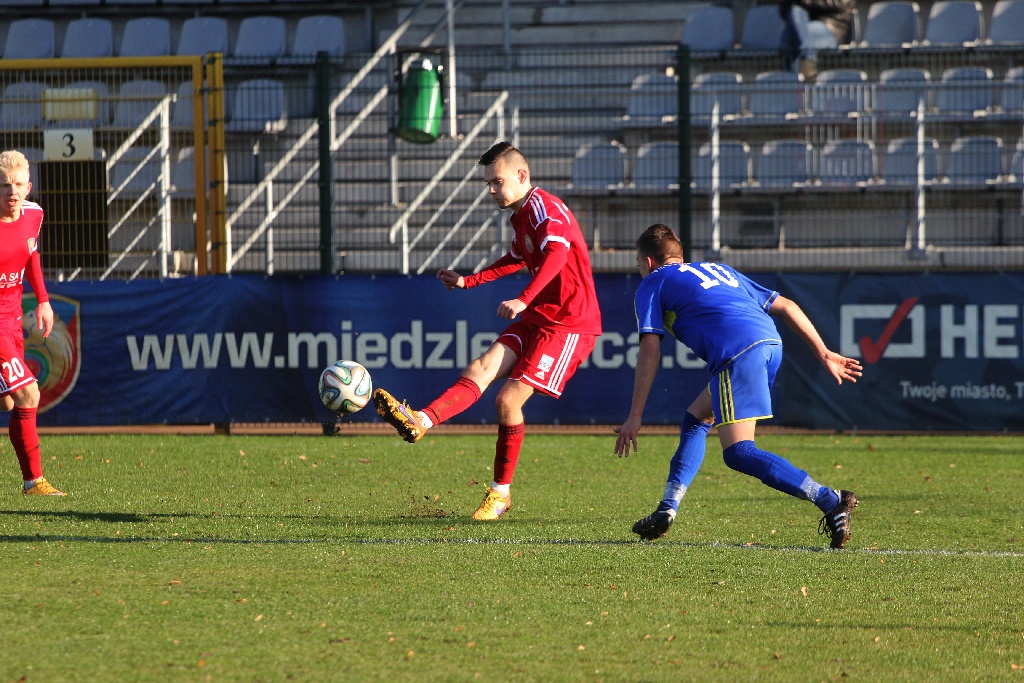 Hat-trick Adama Wasilewskiego w meczu z Kątami Wrocławskimi