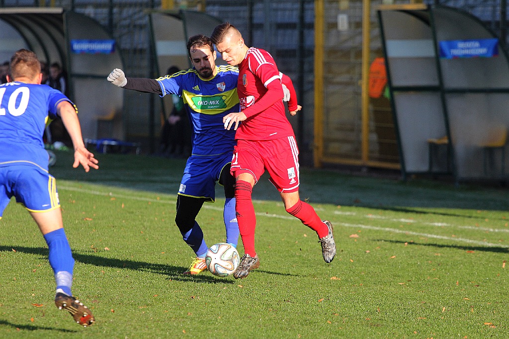 Hat-trick Adama Wasilewskiego w meczu z Kątami Wrocławskimi