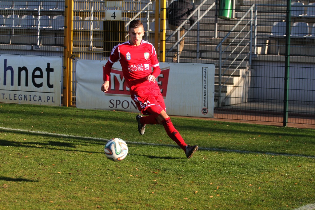 Hat-trick Adama Wasilewskiego w meczu z Kątami Wrocławskimi
