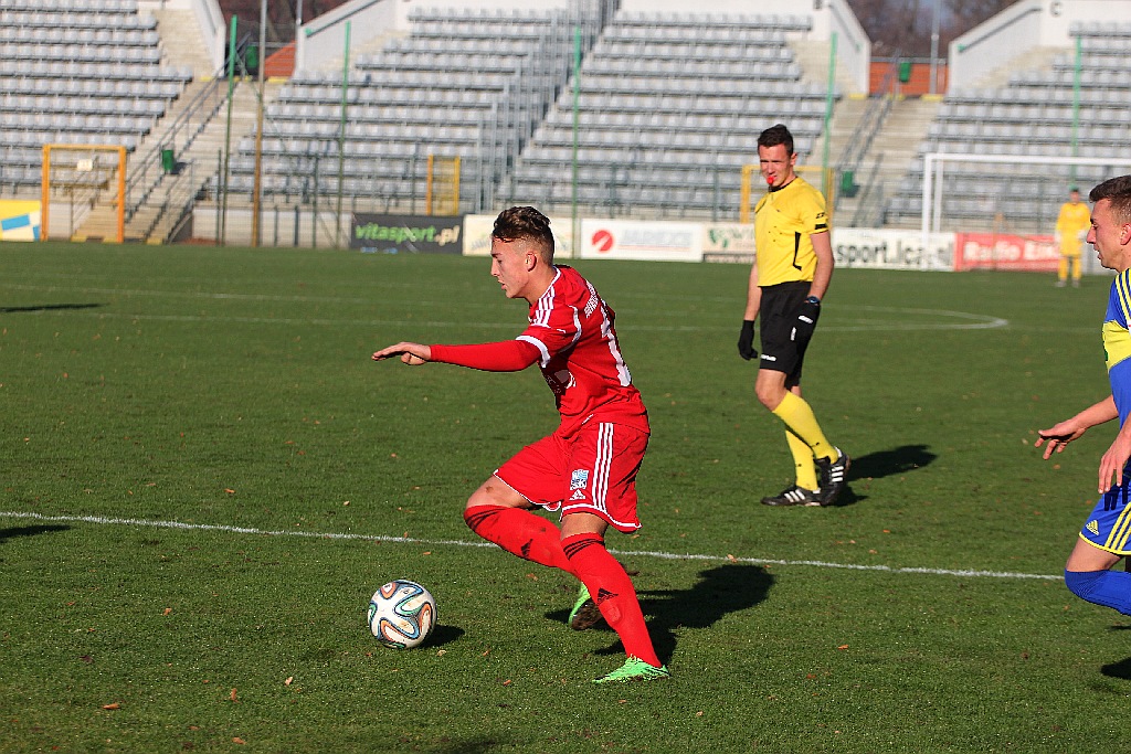 Hat-trick Adama Wasilewskiego w meczu z Kątami Wrocławskimi