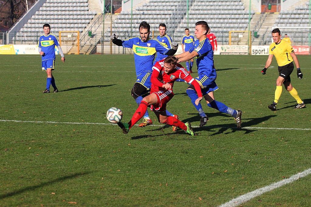 Hat-trick Adama Wasilewskiego w meczu z Kątami Wrocławskimi