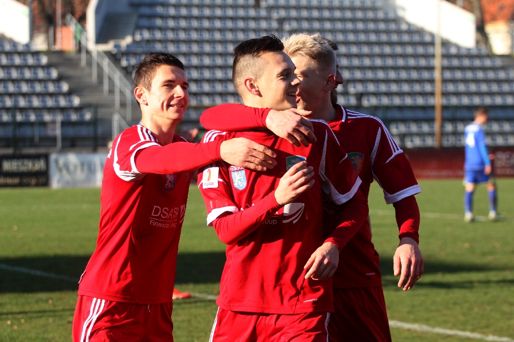 Hat-trick Adama Wasilewskiego w meczu z Kątami Wrocławskimi