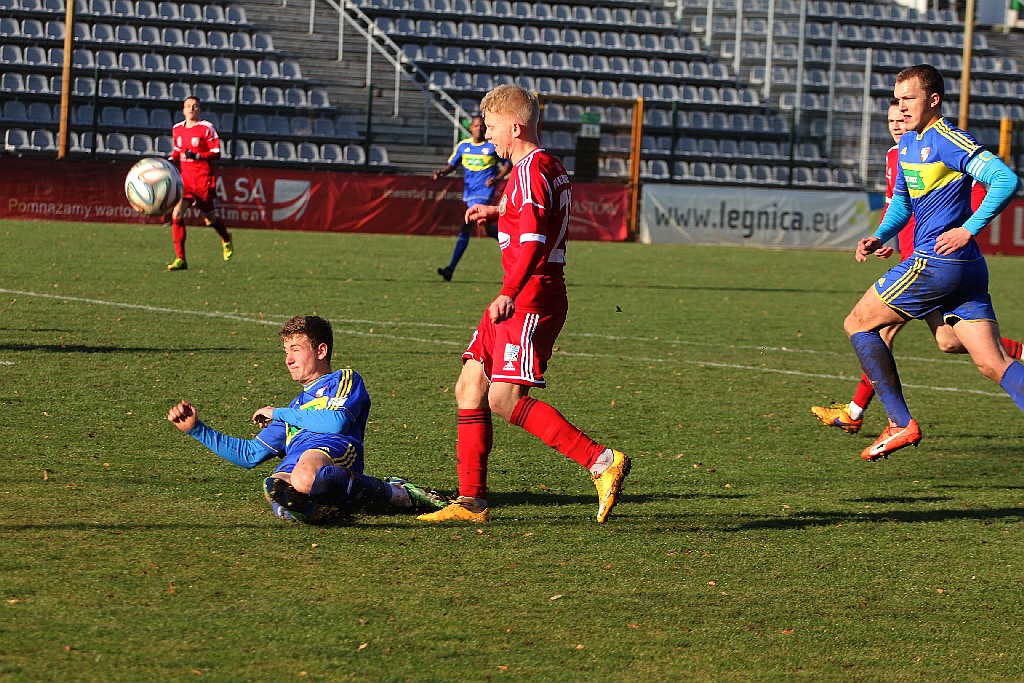 Hat-trick Adama Wasilewskiego w meczu z Kątami Wrocławskimi