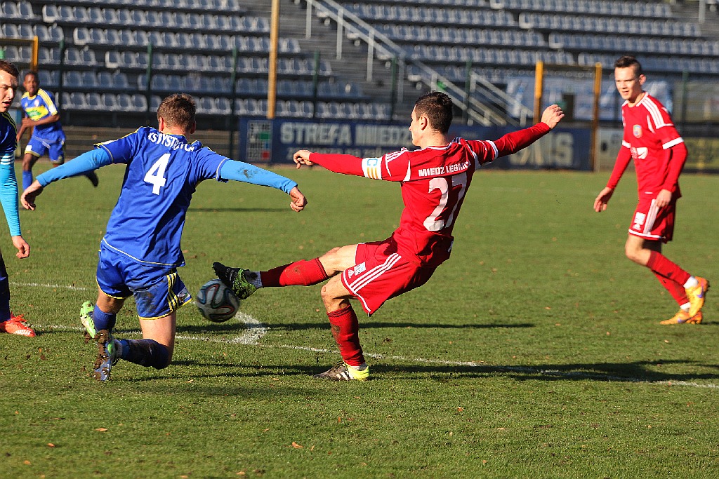 Hat-trick Adama Wasilewskiego w meczu z Kątami Wrocławskimi