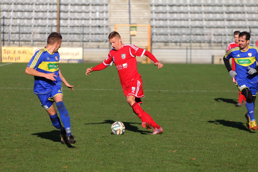 Hat-trick Adama Wasilewskiego w meczu z Kątami Wrocławskimi