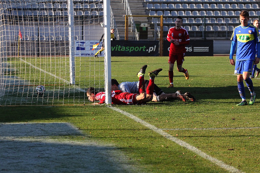 Hat-trick Adama Wasilewskiego w meczu z Kątami Wrocławskimi