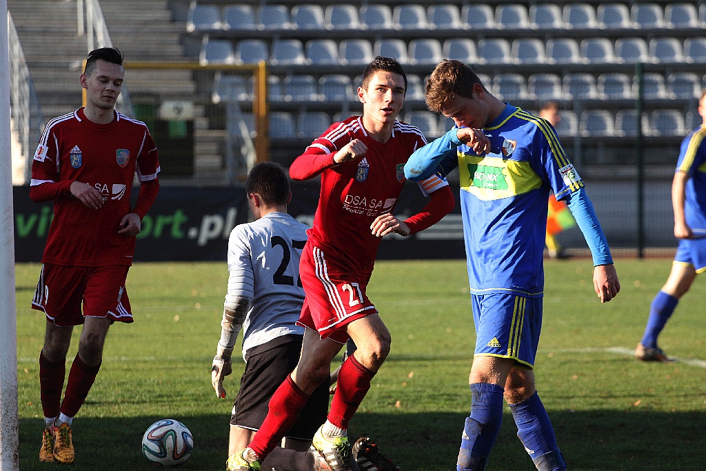Hat-trick Adama Wasilewskiego w meczu z Kątami Wrocławskimi