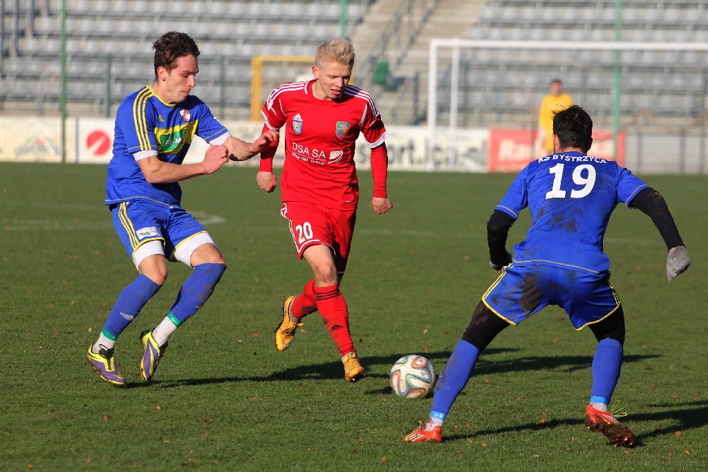 Hat-trick Adama Wasilewskiego w meczu z Kątami Wrocławskimi