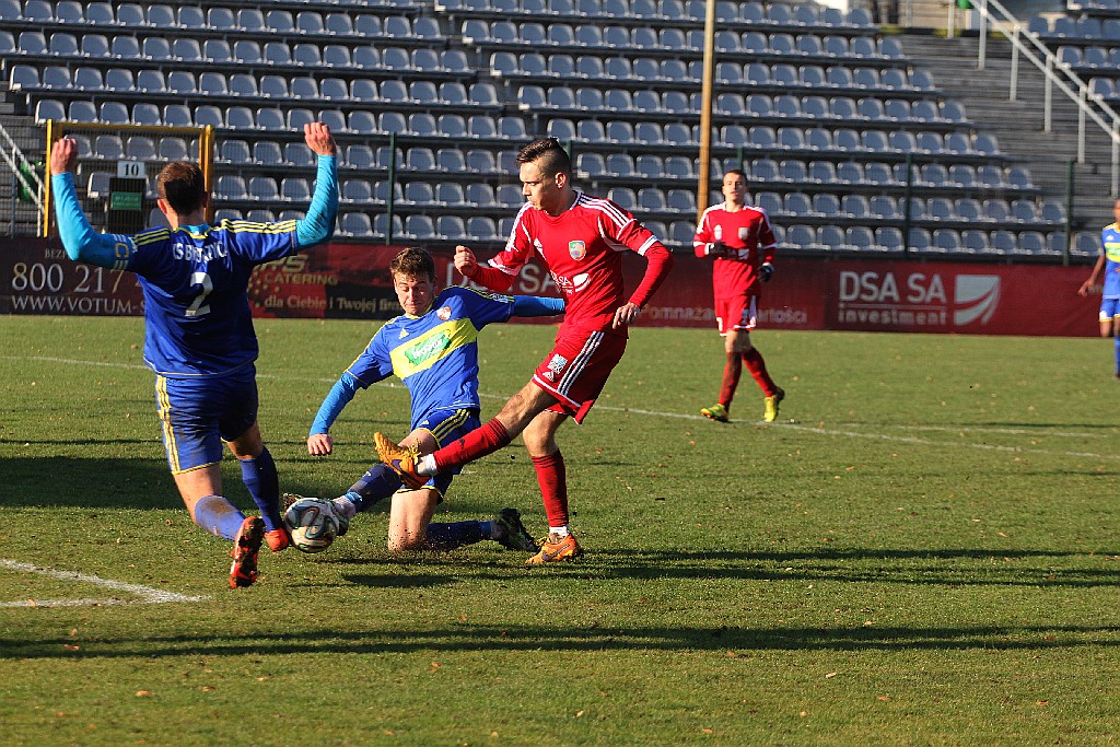 Hat-trick Adama Wasilewskiego w meczu z Kątami Wrocławskimi