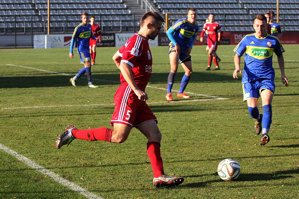 Hat-trick Adama Wasilewskiego w meczu z Kątami Wrocławskimi