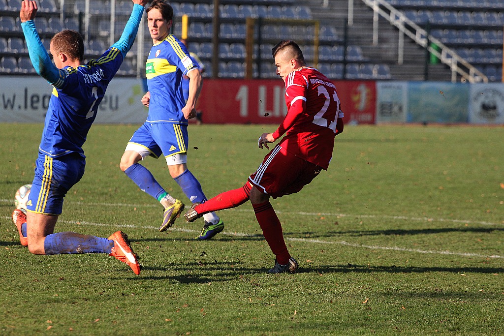 Hat-trick Adama Wasilewskiego w meczu z Kątami Wrocławskimi