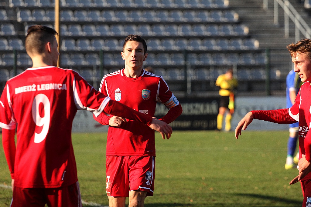 Hat-trick Adama Wasilewskiego w meczu z Kątami Wrocławskimi