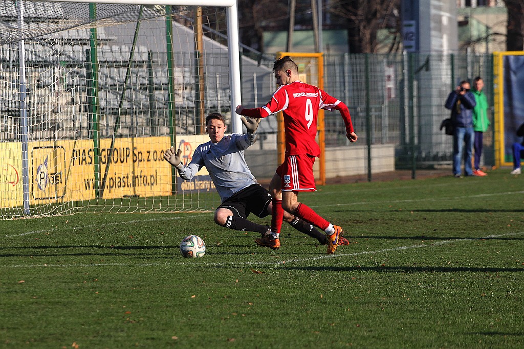 Hat-trick Adama Wasilewskiego w meczu z Kątami Wrocławskimi