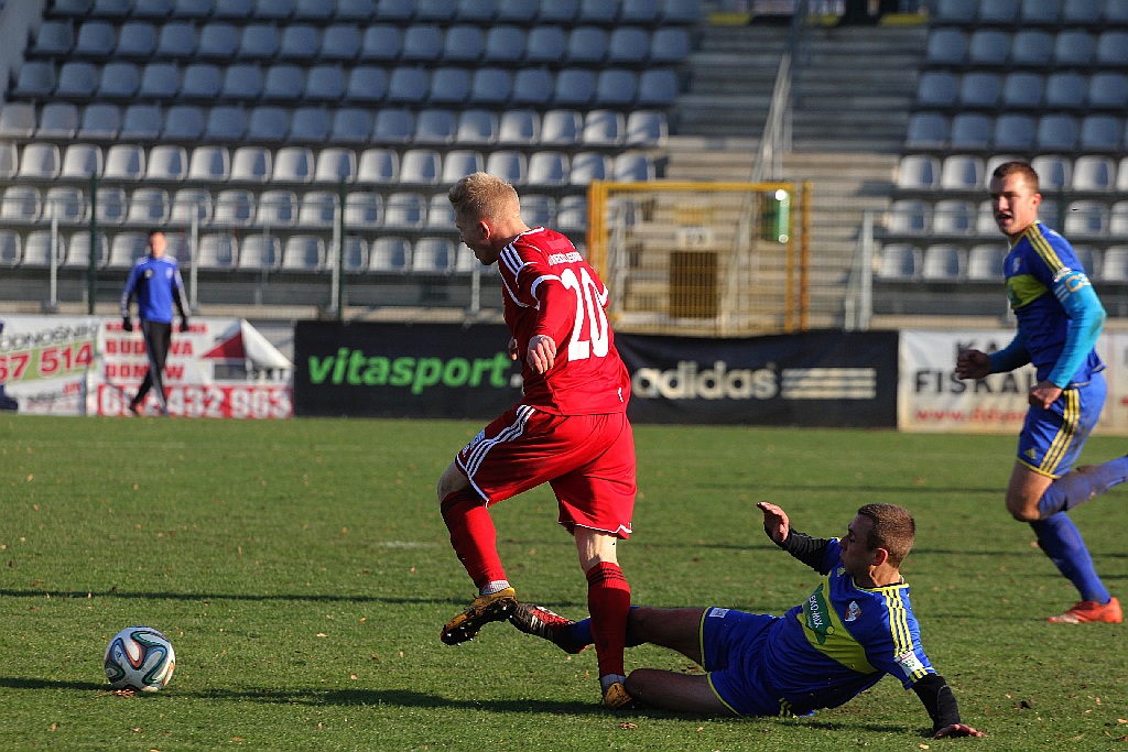 Hat-trick Adama Wasilewskiego w meczu z Kątami Wrocławskimi