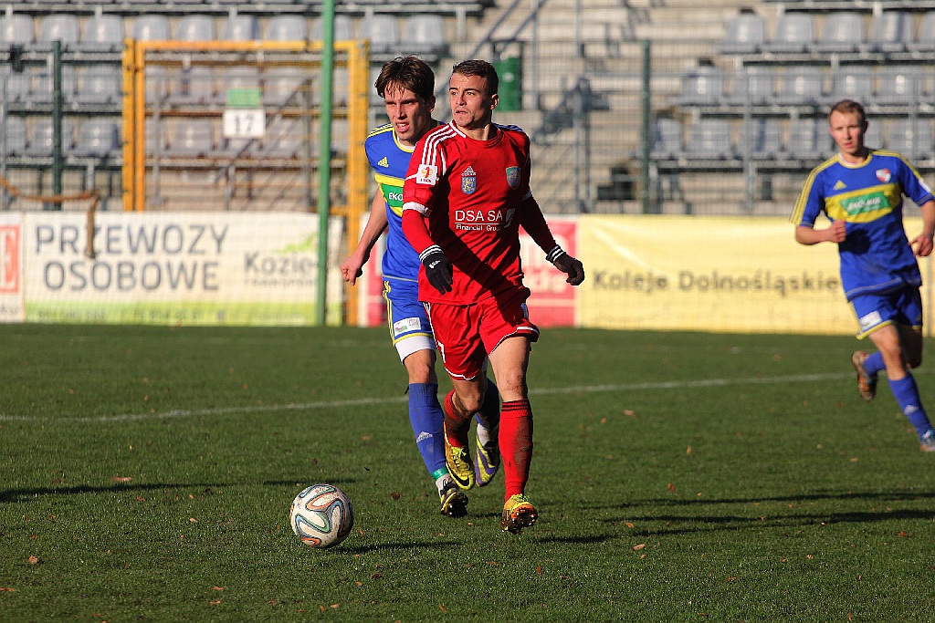 Hat-trick Adama Wasilewskiego w meczu z Kątami Wrocławskimi