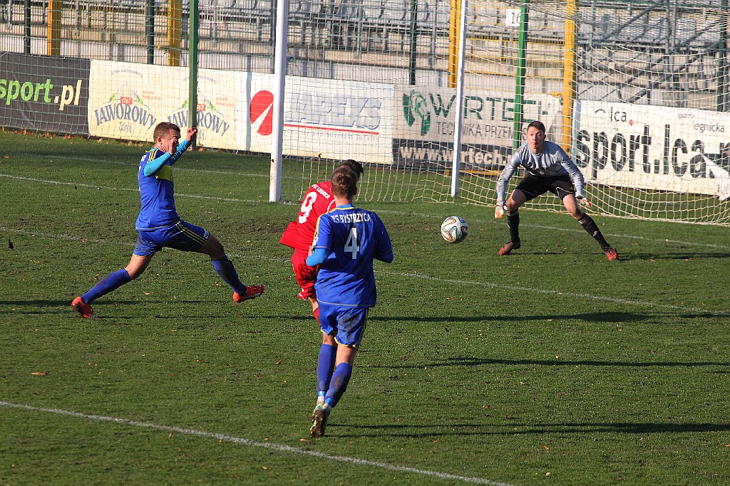 Hat-trick Adama Wasilewskiego w meczu z Kątami Wrocławskimi