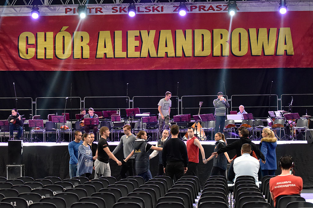 Porywający występ artystów Chóru Alexandrowa. Owacje na stojąco