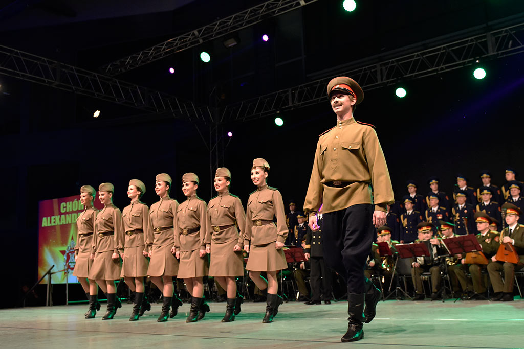 Porywający występ artystów Chóru Alexandrowa. Owacje na stojąco