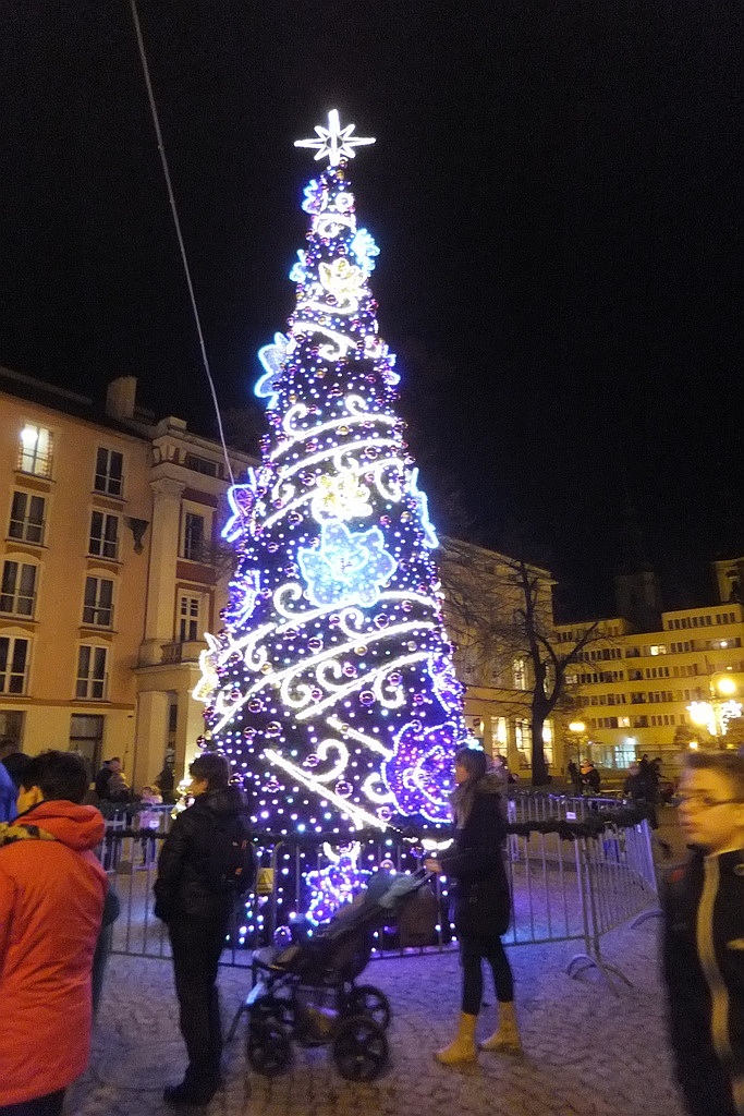 Tłumy legniczan na inauguracji świątecznego oświetlenia