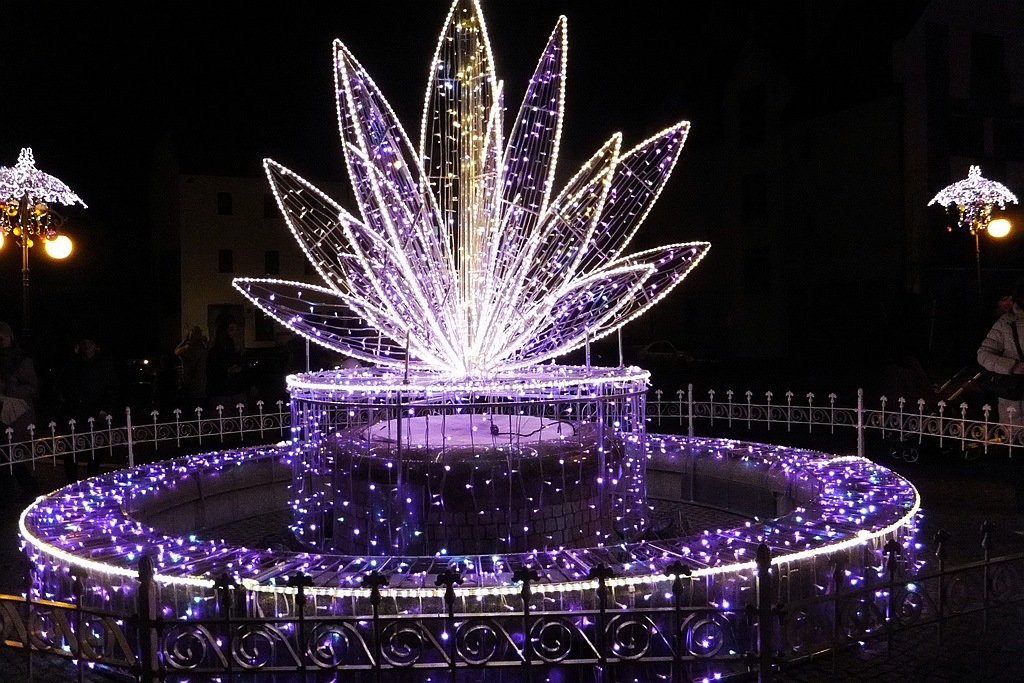 Tłumy legniczan na inauguracji świątecznego oświetlenia