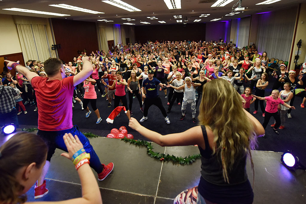 Żywiołowa Zumba Party w Qubusie na rzecz podopiecznych TPD