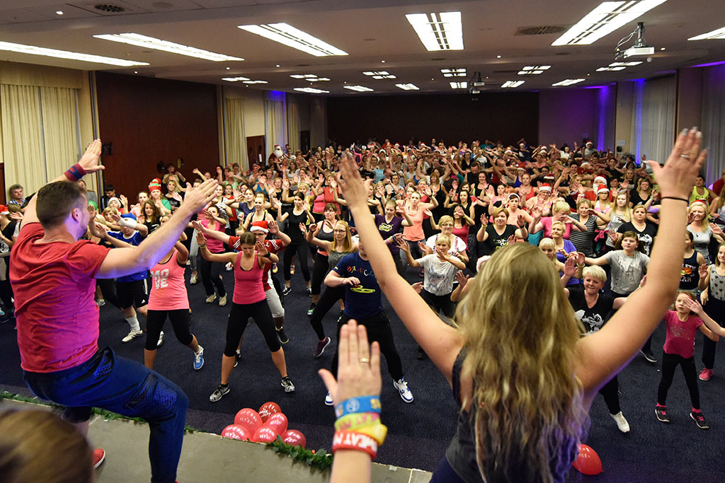 Żywiołowa Zumba Party w Qubusie na rzecz podopiecznych TPD