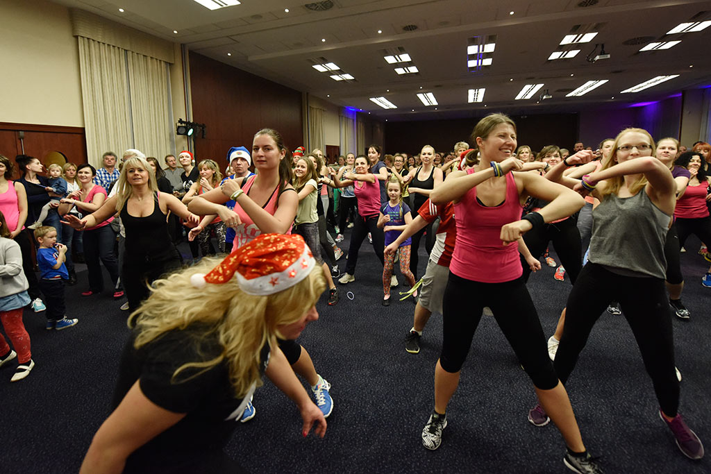 Żywiołowa Zumba Party w Qubusie na rzecz podopiecznych TPD