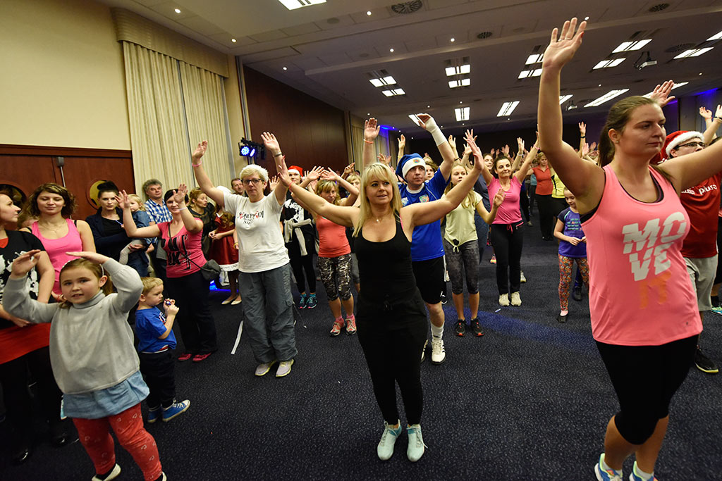 Żywiołowa Zumba Party w Qubusie na rzecz podopiecznych TPD