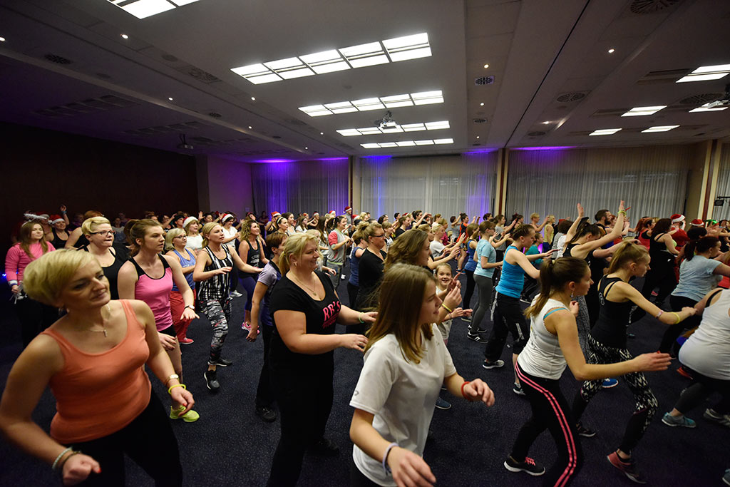 Żywiołowa Zumba Party w Qubusie na rzecz podopiecznych TPD