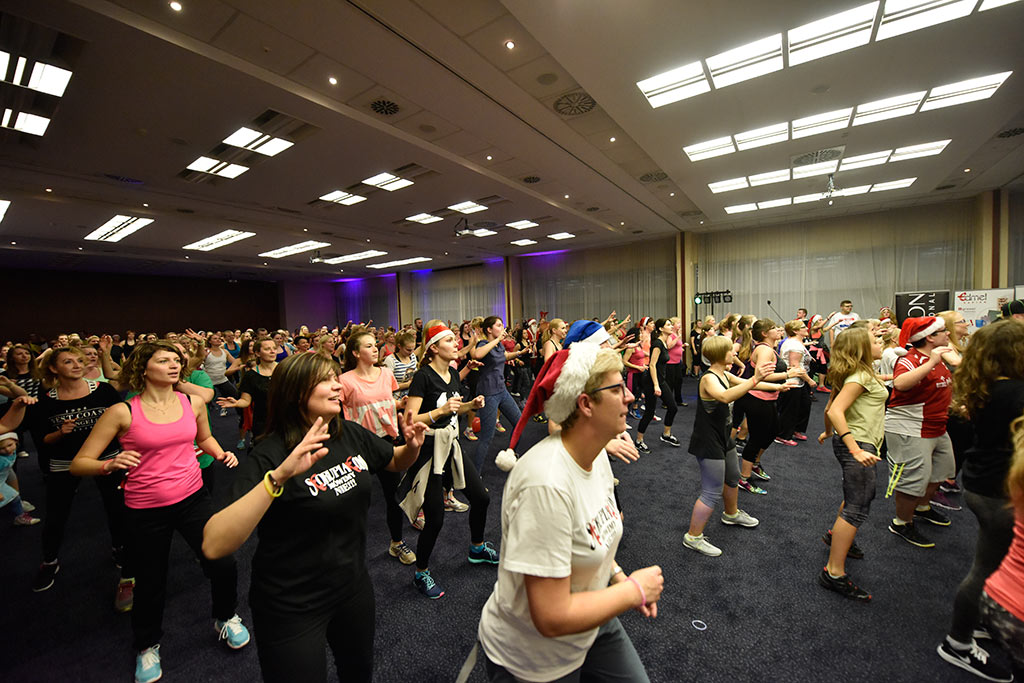 Żywiołowa Zumba Party w Qubusie na rzecz podopiecznych TPD