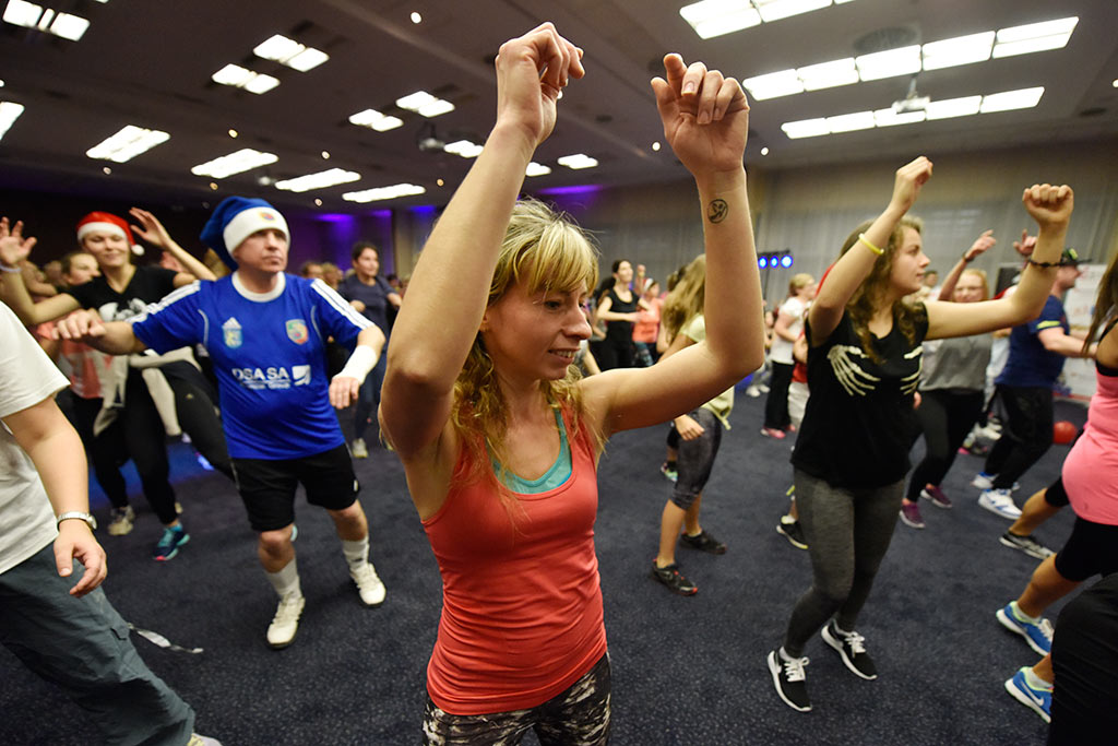 Żywiołowa Zumba Party w Qubusie na rzecz podopiecznych TPD