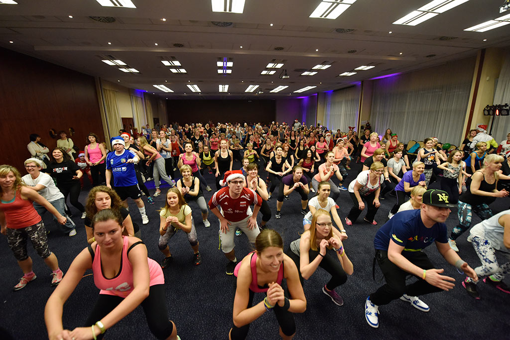 Żywiołowa Zumba Party w Qubusie na rzecz podopiecznych TPD