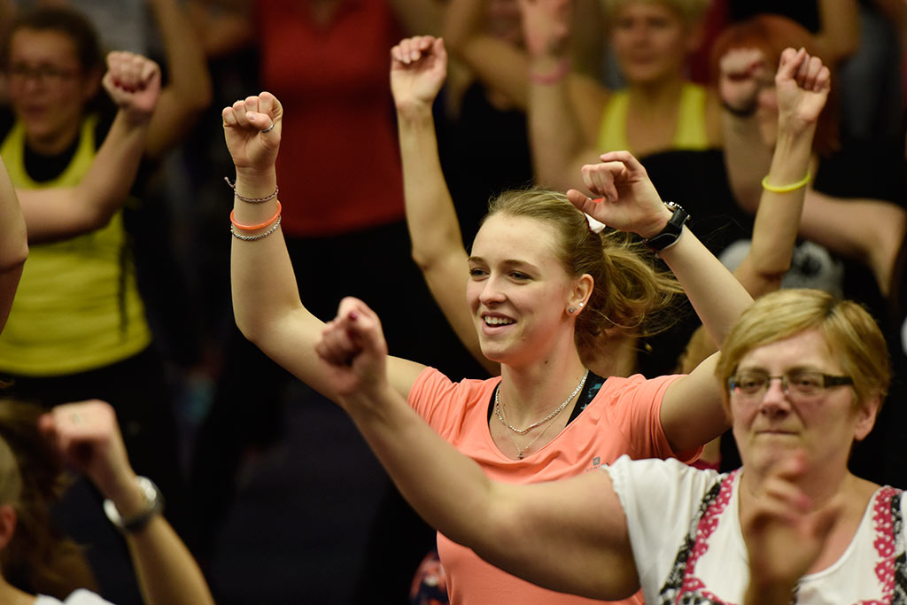 Żywiołowa Zumba Party w Qubusie na rzecz podopiecznych TPD