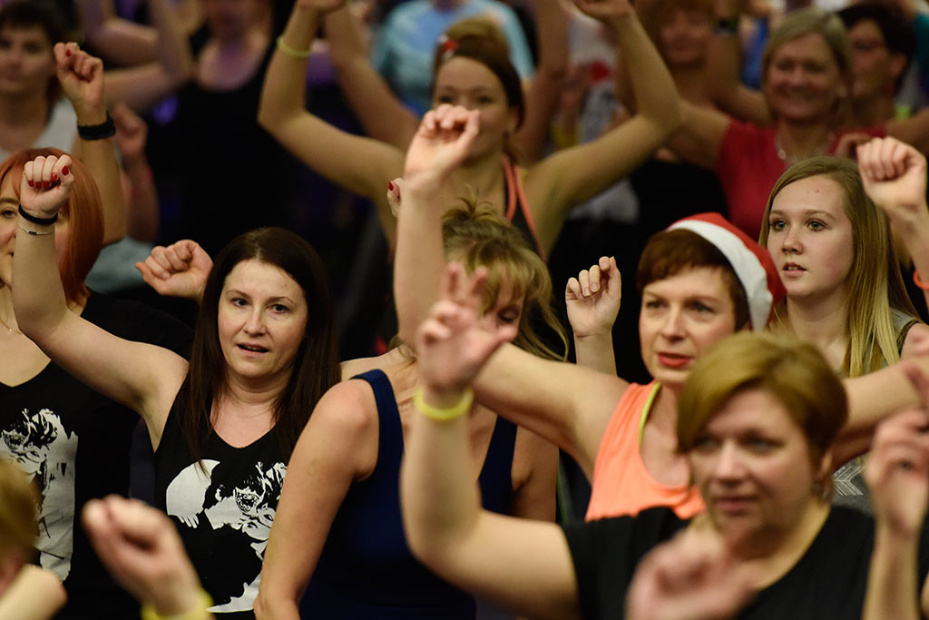 Żywiołowa Zumba Party w Qubusie na rzecz podopiecznych TPD