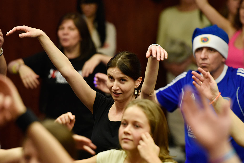 Żywiołowa Zumba Party w Qubusie na rzecz podopiecznych TPD