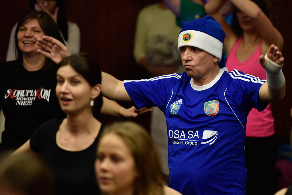 Żywiołowa Zumba Party w Qubusie na rzecz podopiecznych TPD