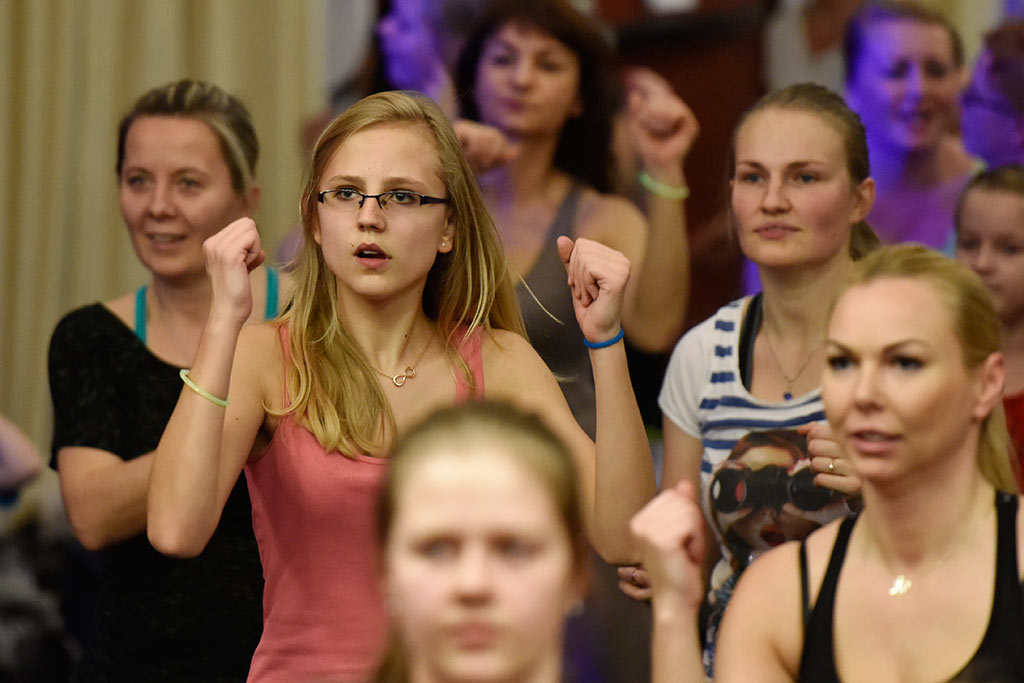 Żywiołowa Zumba Party w Qubusie na rzecz podopiecznych TPD