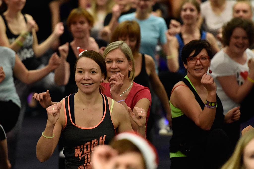 Żywiołowa Zumba Party w Qubusie na rzecz podopiecznych TPD