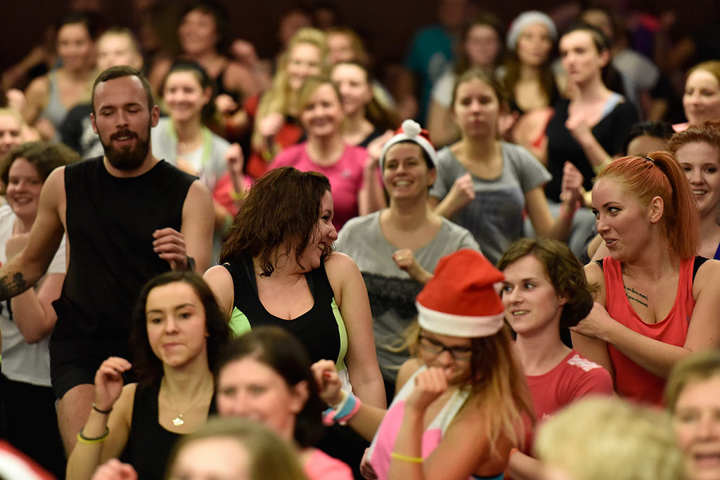 Żywiołowa Zumba Party w Qubusie na rzecz podopiecznych TPD