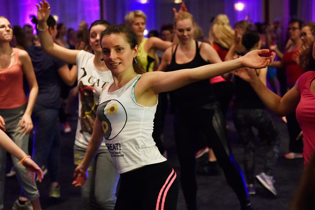 Żywiołowa Zumba Party w Qubusie na rzecz podopiecznych TPD