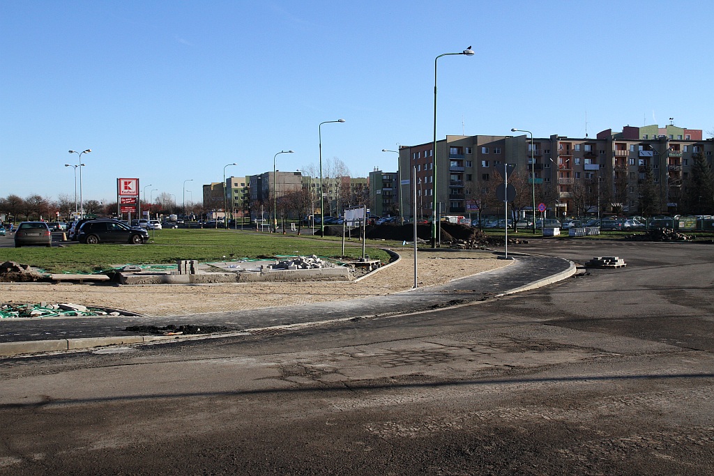 Dwudziestego grudnia a rondo na ul. Sikorskiego nadal w budowie