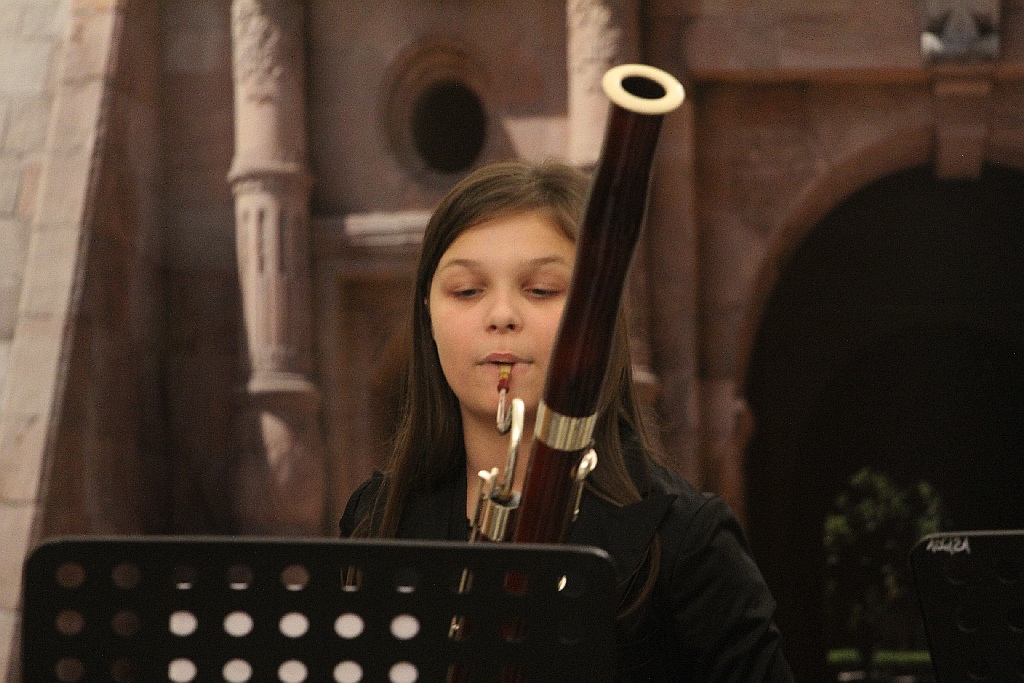 Pejzaże zimowo - świąteczne muzyką malowane w Muzeum Miedzi