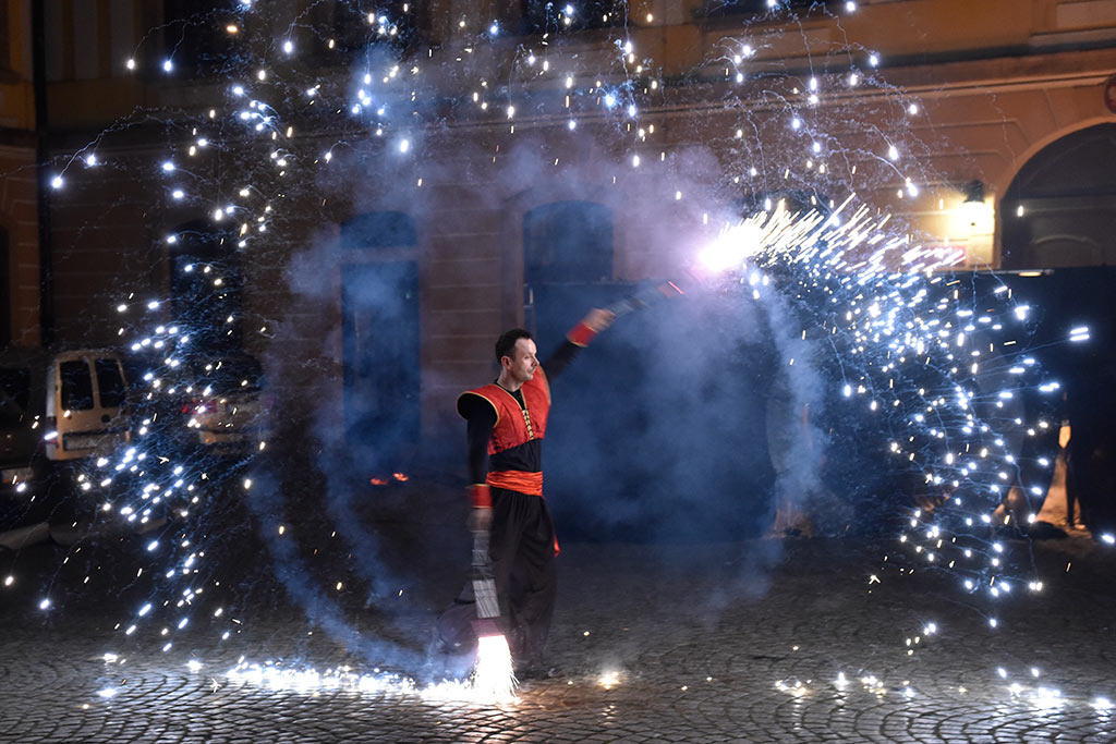 Próba generalna spektaklu „Płonąca Wyspa” Teatru Avatar