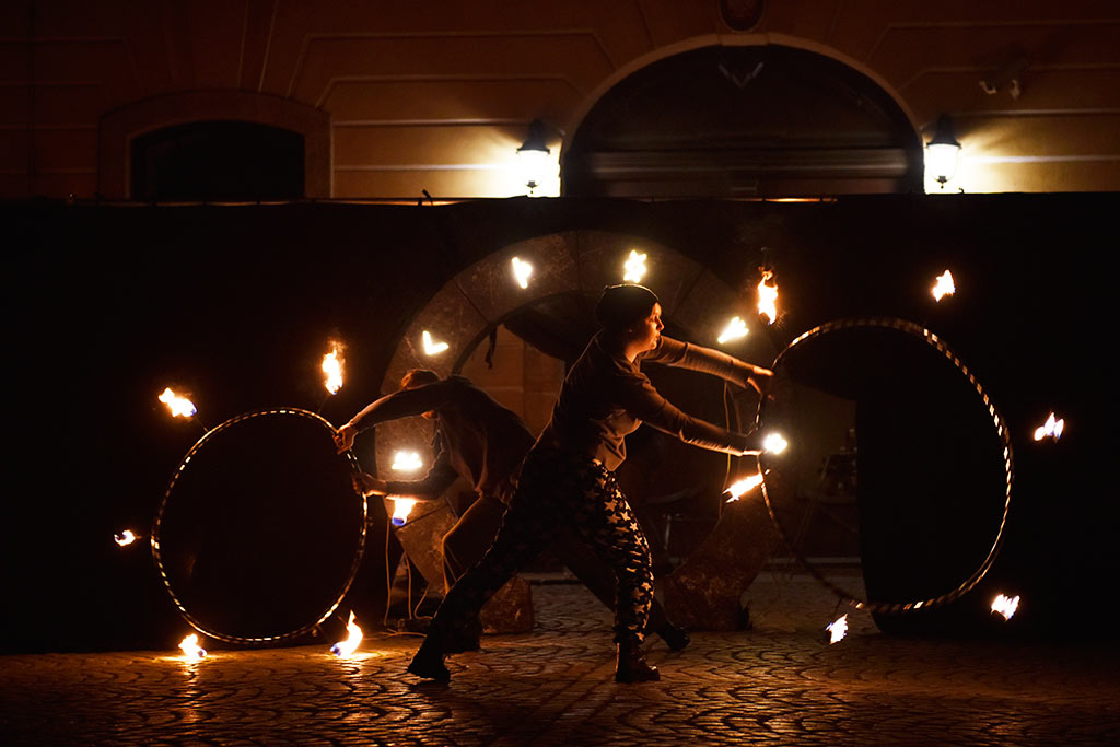 Próba generalna spektaklu „Płonąca Wyspa” Teatru Avatar
