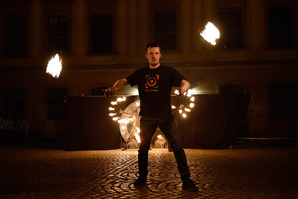 Próba generalna spektaklu „Płonąca Wyspa” Teatru Avatar