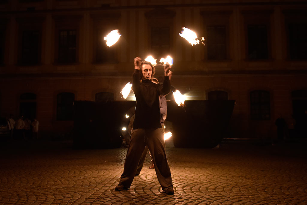 Próba generalna spektaklu „Płonąca Wyspa” Teatru Avatar