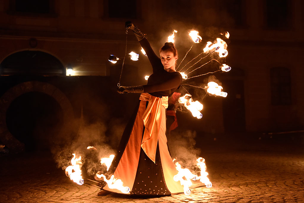 Próba generalna spektaklu „Płonąca Wyspa” Teatru Avatar