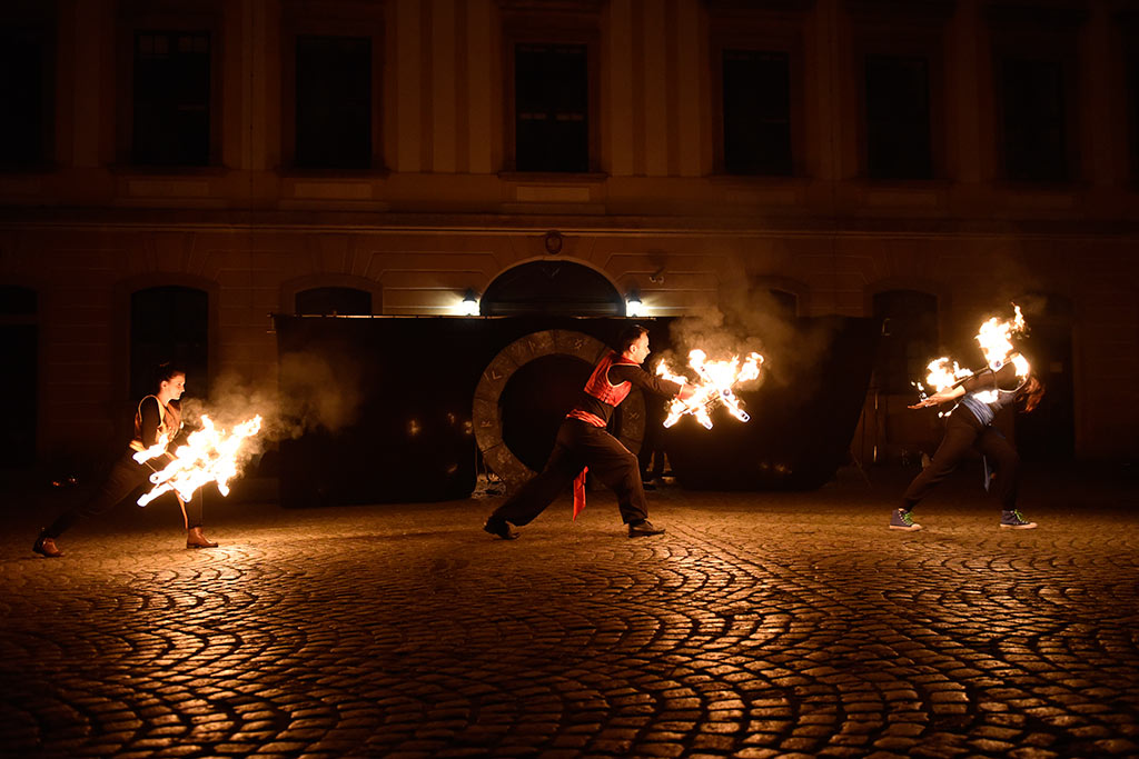 Próba generalna spektaklu „Płonąca Wyspa” Teatru Avatar