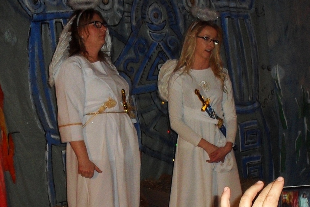 Dorośli mieszkańcy Szczytnik nad Kaczawą wystawili jasełka